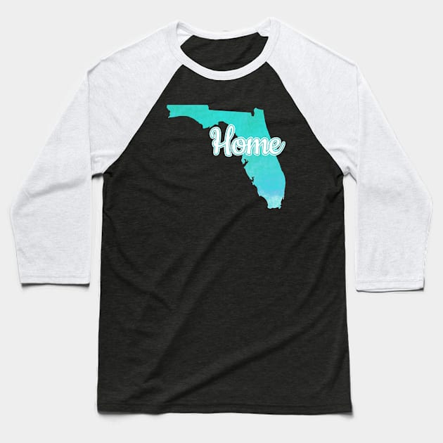 Florida Logo Baseball T-Shirt by Kelly Louise Art